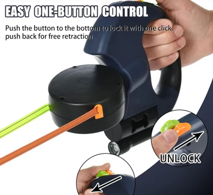 Twin Control Retractable Leash